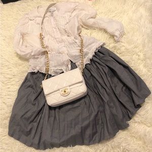 See By Chloe ruffle lace blouse (Free Dior Table Book)